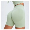 Укорочені шорти безшовні Tracks Shorts PUSH-UP 35 (Olive green)
